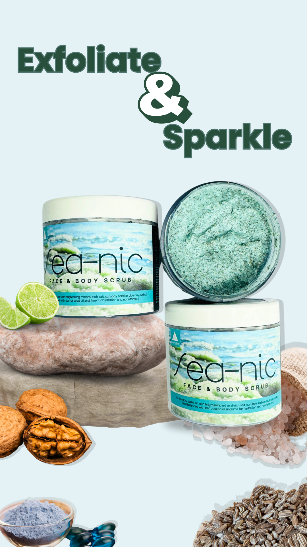Sea-nic Scrub (Face & Body Scrub)